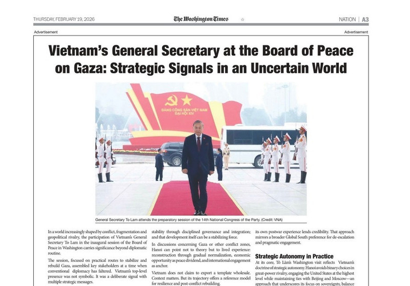 El artículo en The Washington Times.