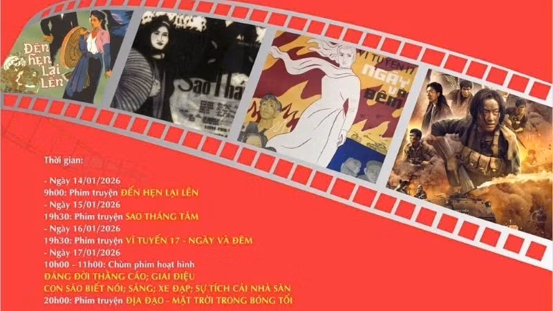 El ciclo de cine saluda al XIV Congreso del Partido Comunista de Vietnam (PCV).