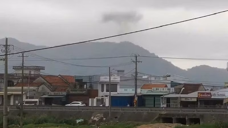 Zona donde ocurrió el accidente. (Foto: Nhan Dan)