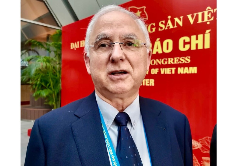 Manuel Rodríguez, miembro del Comité Político del Comité Central del Partido Comunista Portugués (PCP) y director del diario Avante, órgano oficial de este último. (Foto: VNA)