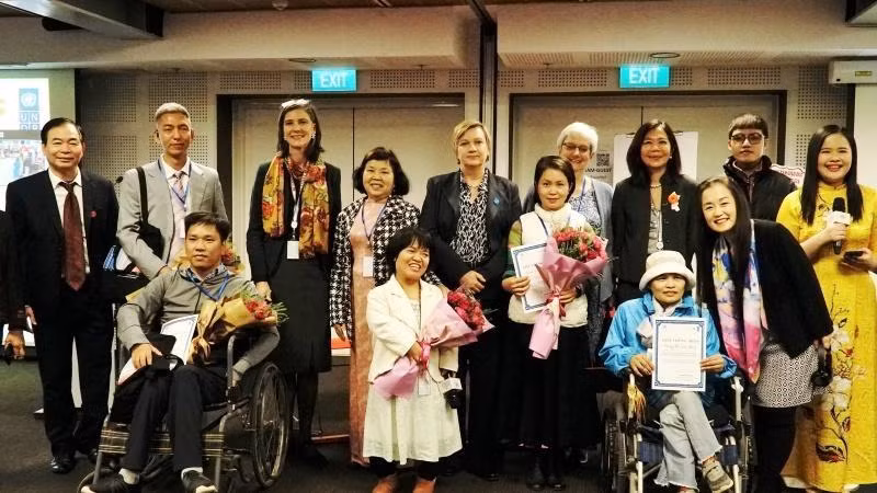 Los delegados en el evento. (Fotografía: Nhan Dan)