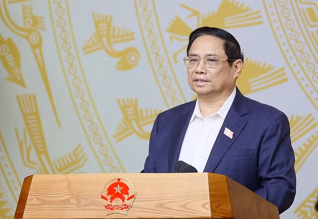 Primer ministro Pham Minh Chinh preside sesión sobre reforma administrativa (Fotografía: VTV)