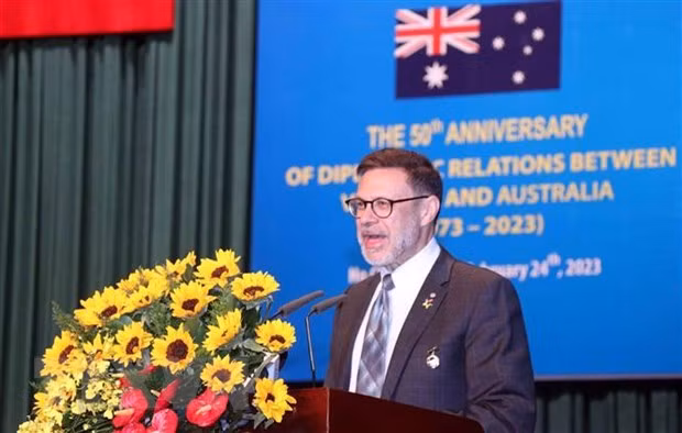 El embajador de Canberra en Hanói, Andrew Goledzinowski (Fotografía: VNA)