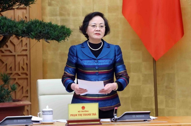 La ministra de Interior, Pham Thi Thanh Tra. (Foto: VNA)