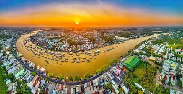 Se centrará hasta 2025 en invertir en mejorar la infraestructura en áreas residenciales y corredores de desarrollo de la región. (Fotografía: baochinhphu.vn)