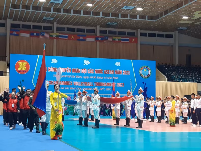 Inauguran en Vietnam Torneo Militar de Voleibol Masculino de la Asean 2023