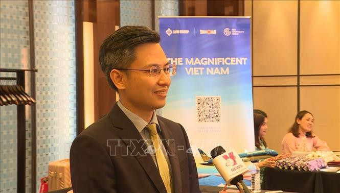 Nguyen Huy Duc, jefe de la sucursal de Vietnam Airlines en Corea del Sur (Foto: VNA)