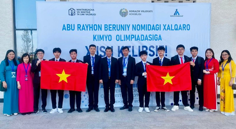 Vietnam ocupa primer lugar en Olimpiada Internacional de Química Abu Reikhan Beruniy (Fotografía: VNA)