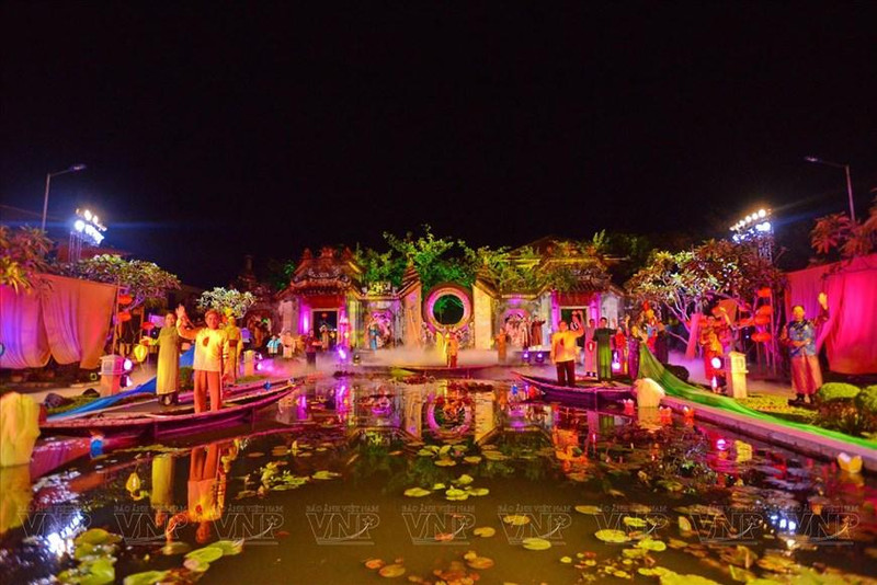 El espectáculo "Hoi An - la temporada de la seda".