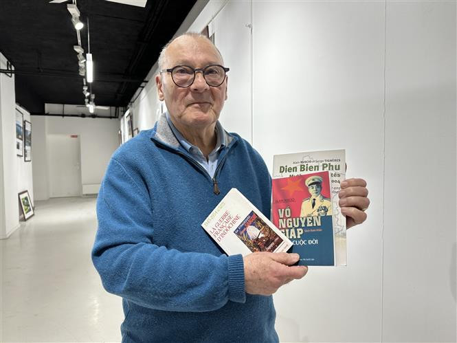 El historiador francés Alain Ruscio. (Foto: VNA)