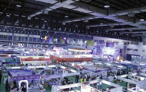 La feria comercial Vietnam-Laos (Fotografía: VNA)