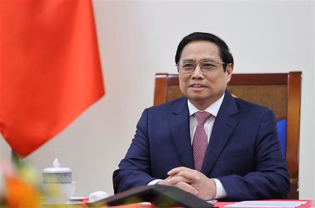 El primer ministro de Vietnam, Pham Minh Chinh. (Fotografía: VNA)