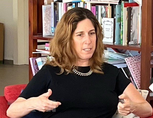 Einat Halevy Levine, presidenta de la Cámara de Comercio Israel-Vietnam (IVC) (Fotografía: VNA)