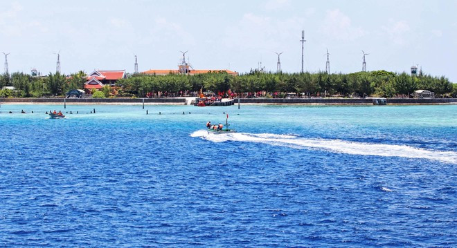 La isla de Sinh Ton Dong en Truong Sa. 