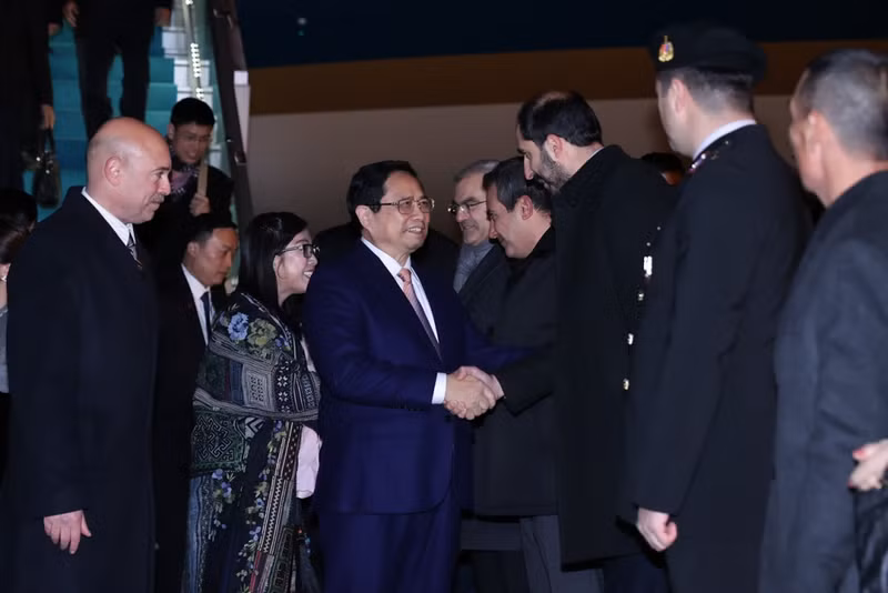 El primer ministro de Vietnam, Pham Minh Chinh, llega a Ankara para iniciar una visita oficial a Turquía. (Foto: VOV)