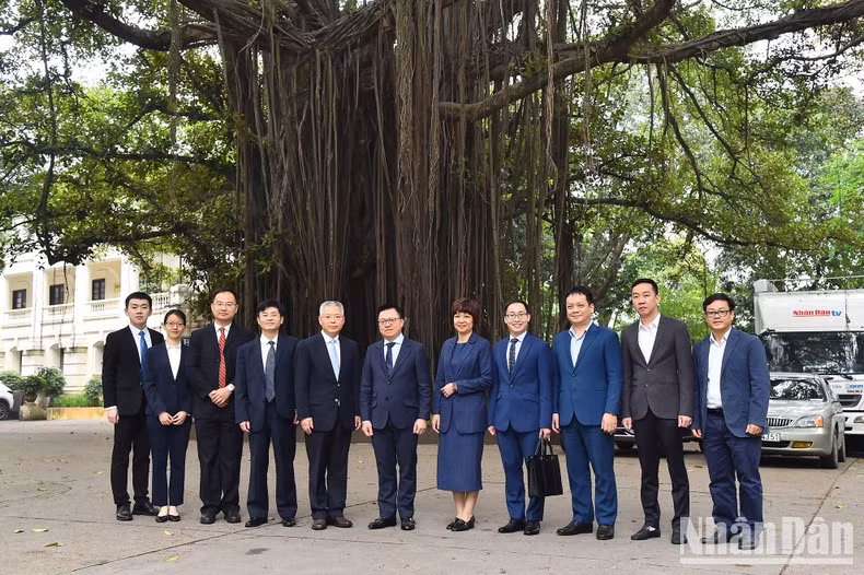 Delegados en el evento.
