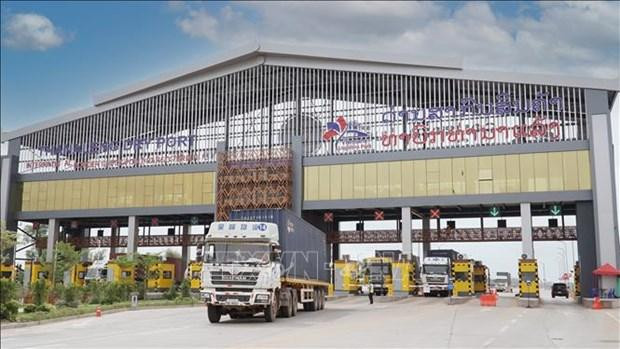 El puerto de Thanaleng Vientián en el distrito de Hadxaifong en la capital laosiana (Fotografía: VNA)