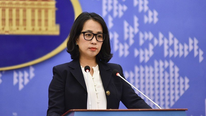 La portavoz del Ministerio de Relaciones Exteriores vietnamita, Pham Thu Hang. (Foto: Ministerio de Relaciones Exteriores vietnamita)