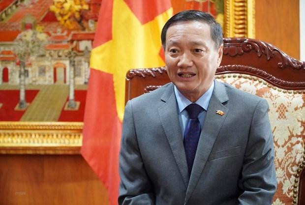 El embajador de Vietnam en Laos, Nguyen Ba Hung. (Fotografía: VNA)