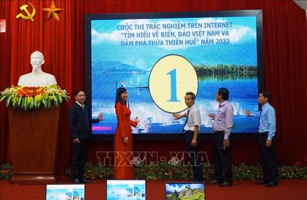 Lanzamiento del concurso. (Fotografía: VNA)