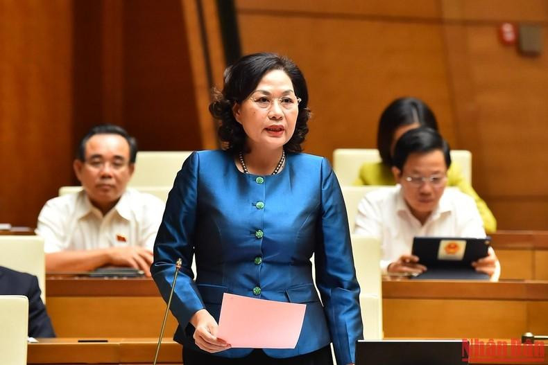 La gobernadora del Banco Estatal de Vietnam, Nguyen Thi Hong.