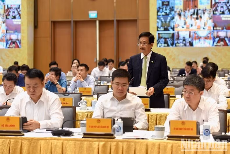 Interviene Bui Thanh Nhon, presidente del Consejo de Administración de la compañía Novaland.