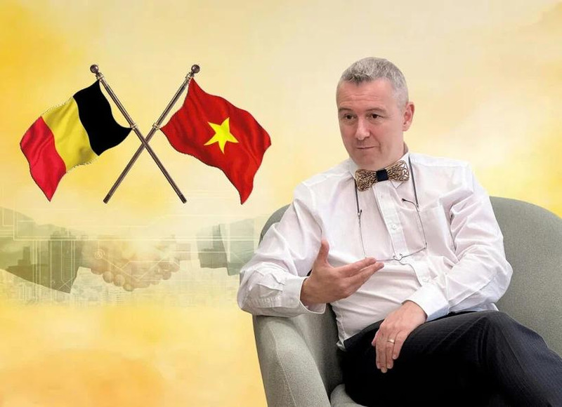 El embajador belga en Hanói, Karl Van den Bossche. (Foto: VNA)