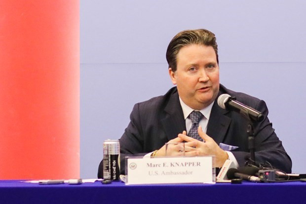 El embajador de Estados Unidos en Vietnam, Marc E. Knapper (Fotografía: VNA)