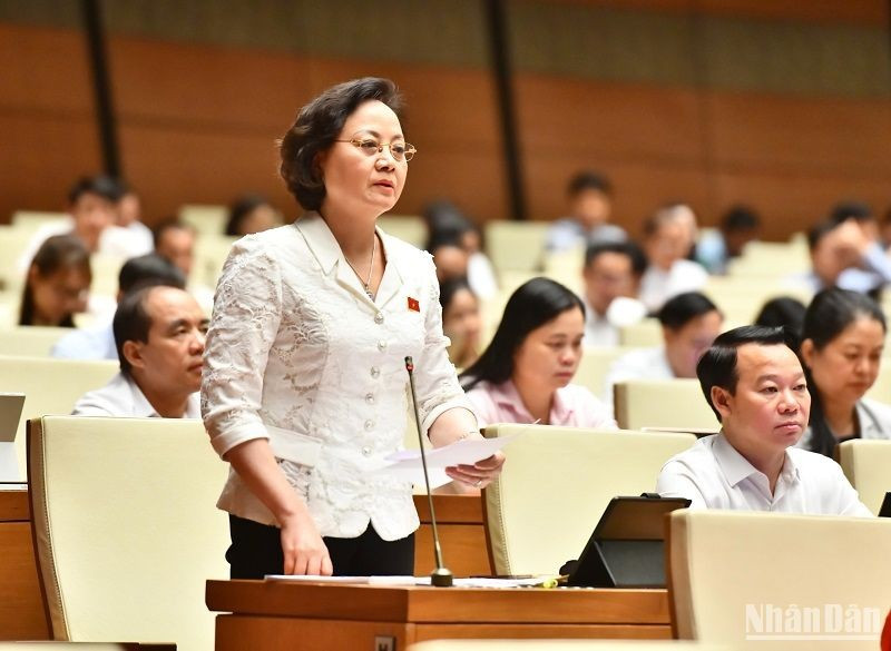 La ministra del Interior de Vietnam, Pham Thi Thanh Tra. (Fotografía: Nhan Dan)