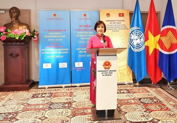 La embajadora Le Thi Tuyet Mai. (Fotografía: VNA)