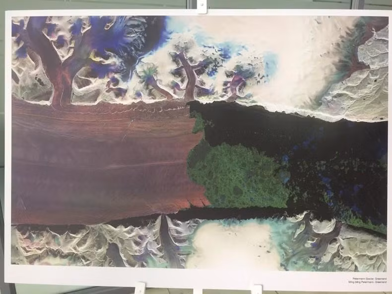 Glaciar Petermann en Groenlandia. Glaciar Petermann en Groenlandia.