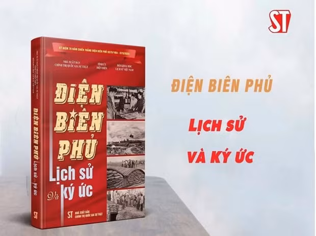 El libro “Dien Bien Phu – Historia y memorias” (Foto: VNA)