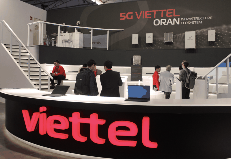 Stand de Viettel en el Congreso Mundial de Móviles 2024.