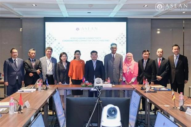 El embajador Nguyen Hai Bang, jefe de la misión de Vietnam en la Asean asistió a la tercera reunión del Comité Coordinador de Conectividad del bloque. (Fotografía: VNA)