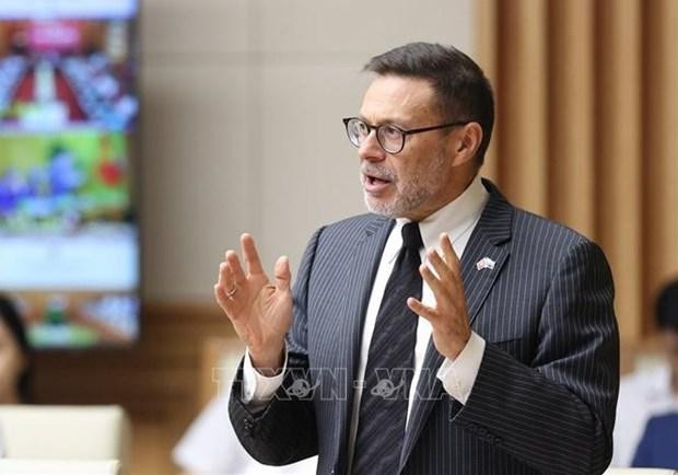 El embajador de Australia en Vietnam, Andrew Goledznowski. (Fotografía:VNA)