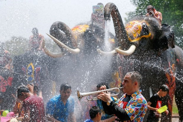 El Año Nuevo tailandés, conocido como Songkran (Fotografía: theatlantic)