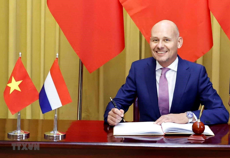 Embajador de Ámsterdam en Hanói, Kees van Baar (Fotografía:VNA)