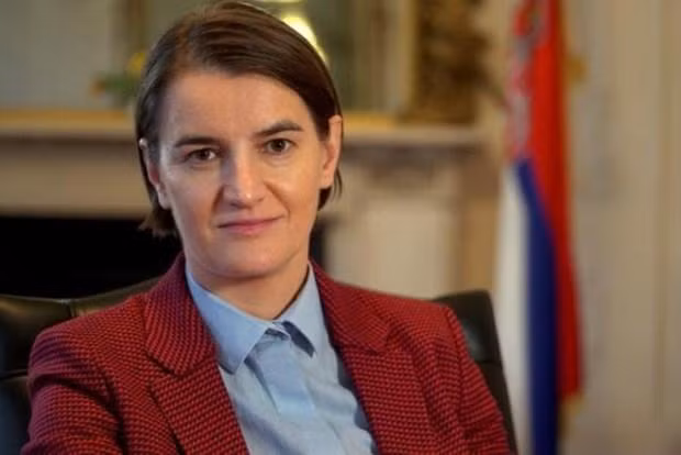La primera ministra serbia, Ana Brnabic (Fotografía: Reuters)