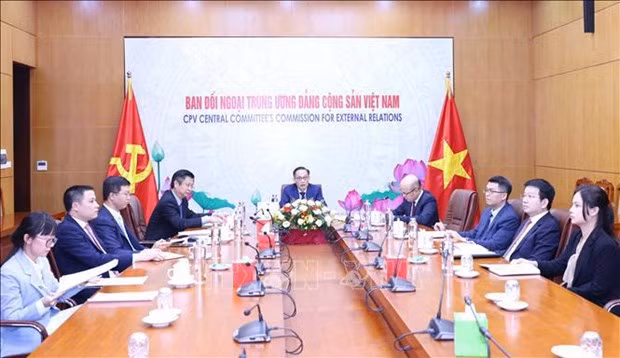 La parte de Vietnam en la reunión (Foto: VNA)