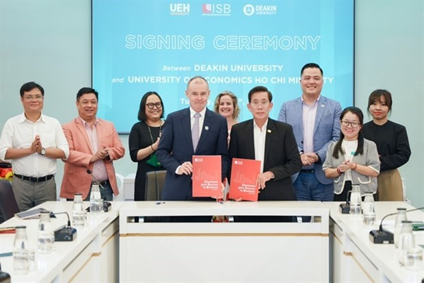 En el evento. (Fotografía: Universidad de Economía de Ciudad Ho Chi Minh)