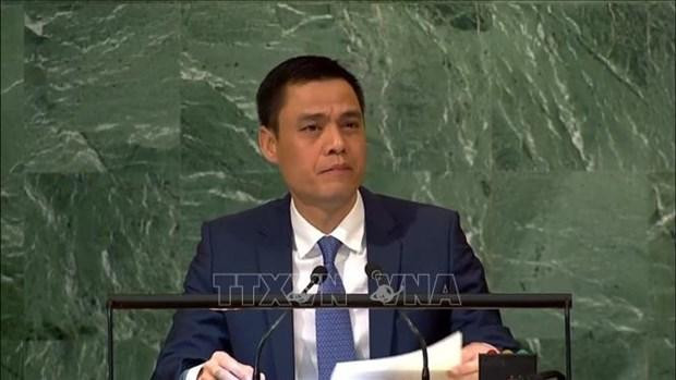 El embajador Dang Hoang Giang, representante permanente de Vietnam ante la ONU. (Fotografía: VNA)