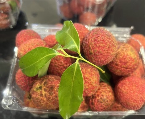 Lichi vietnamita sin semillas se vende en el Reino Unido. (Fotografía: VNA)