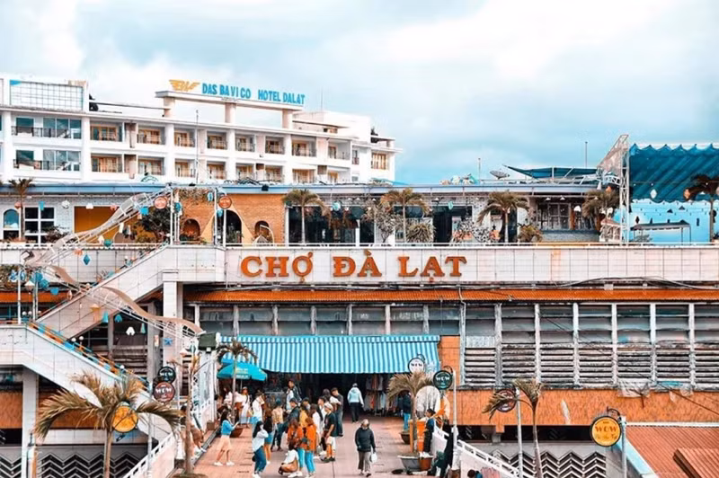 El mercado Da Lat (Fotografía: thoidai.com.vn)