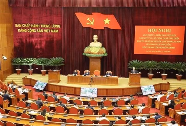 Escenario de la conferencia. (Fotografía: VNA)