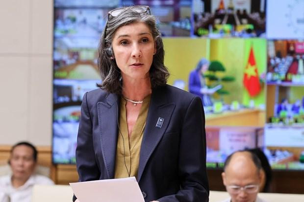 Ramla Al Khalidi, representante de PNUD en Vietnam. (Fotografía: VNA)