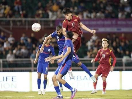 En el partido. (Fotografía: VNA)