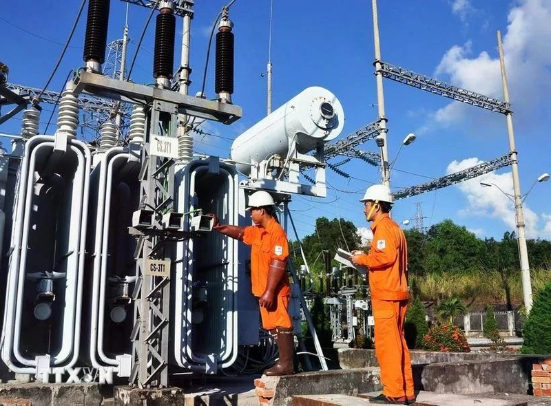 Supervisan la operación de obras de electricidad de 110 kV en provincias en Tay Nguyen (Altiplanicie Occidental). (Foto: VNA)