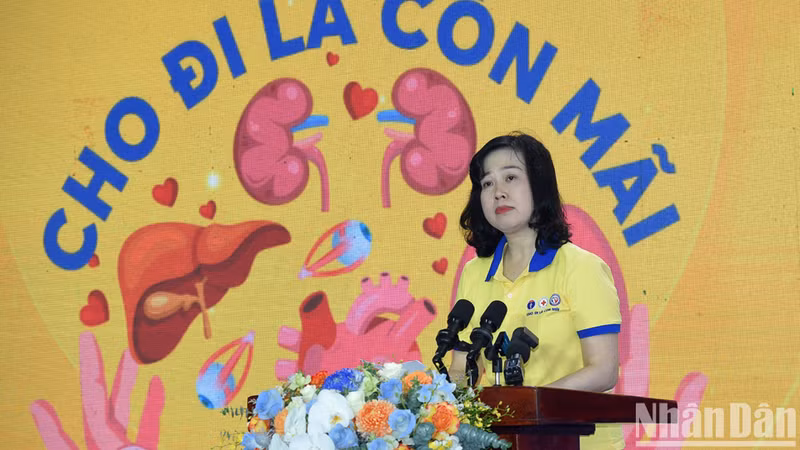 Habla la ministra de Salud Pública, Dao Hong Lan.