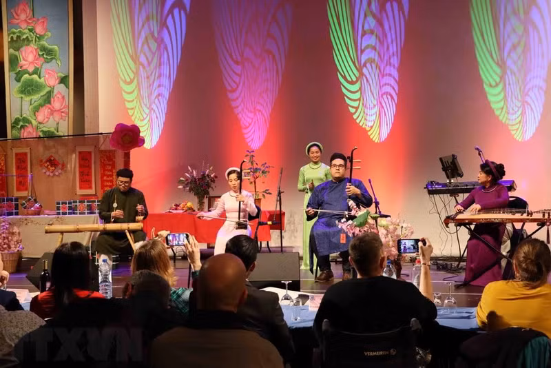 Em el evento (Foto: VNA)