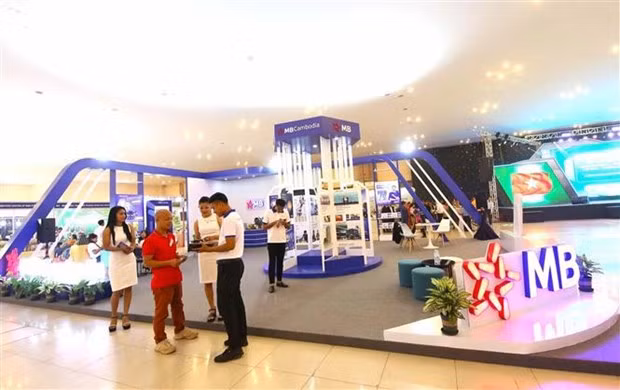 El stand del banco MB (Fotografía: VNA)